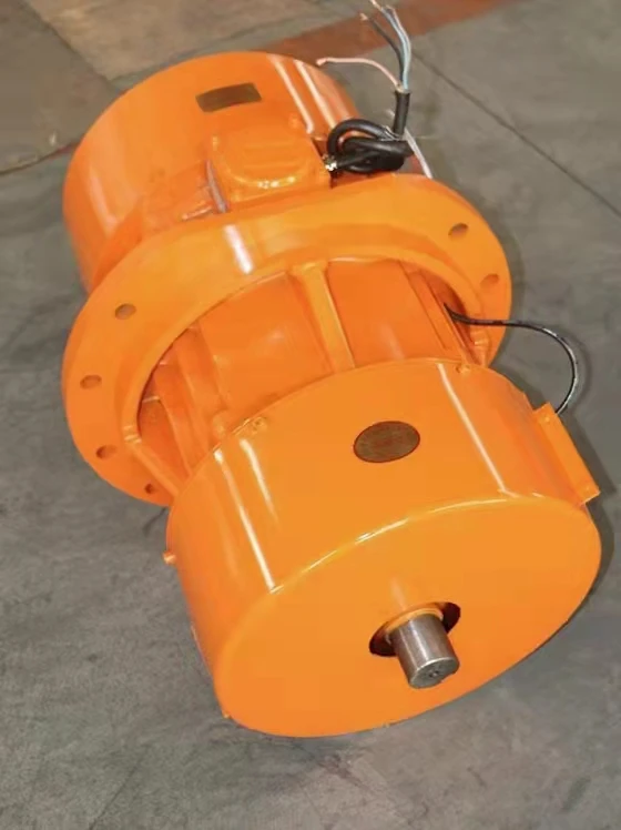 3 Phase Asynchronous Linear Vibratory Screening Machine mve electric vibrator motor For Block Machine