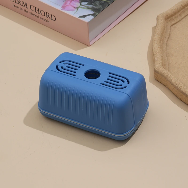 Creative Home Bubbler box Multi-functional soap box with lid drain bubbler Hands-free roller soap box