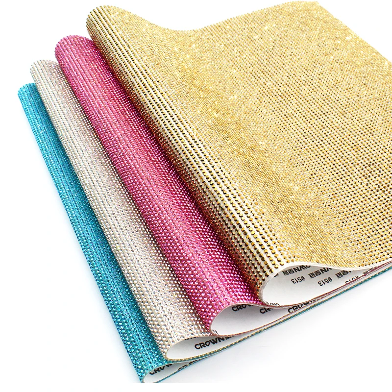 Декоративный самоклеящийся кристалл горный хрусталь лист горячее исправление сетка для одежды аксессуары