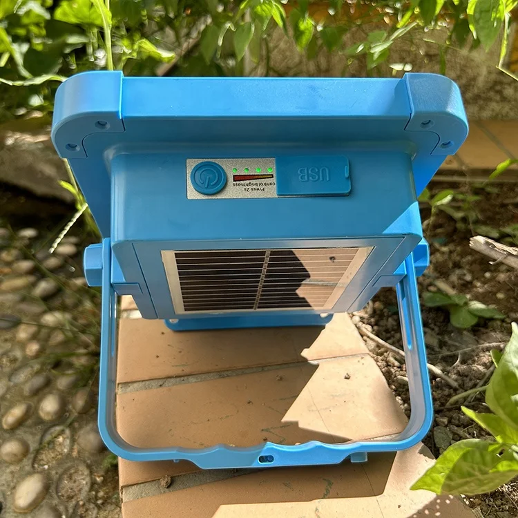 New Portable Led camping light 50W Easy Battery Replacement Solar flood lights 3600MAH with Stepless Brightness IP66 Solar Light