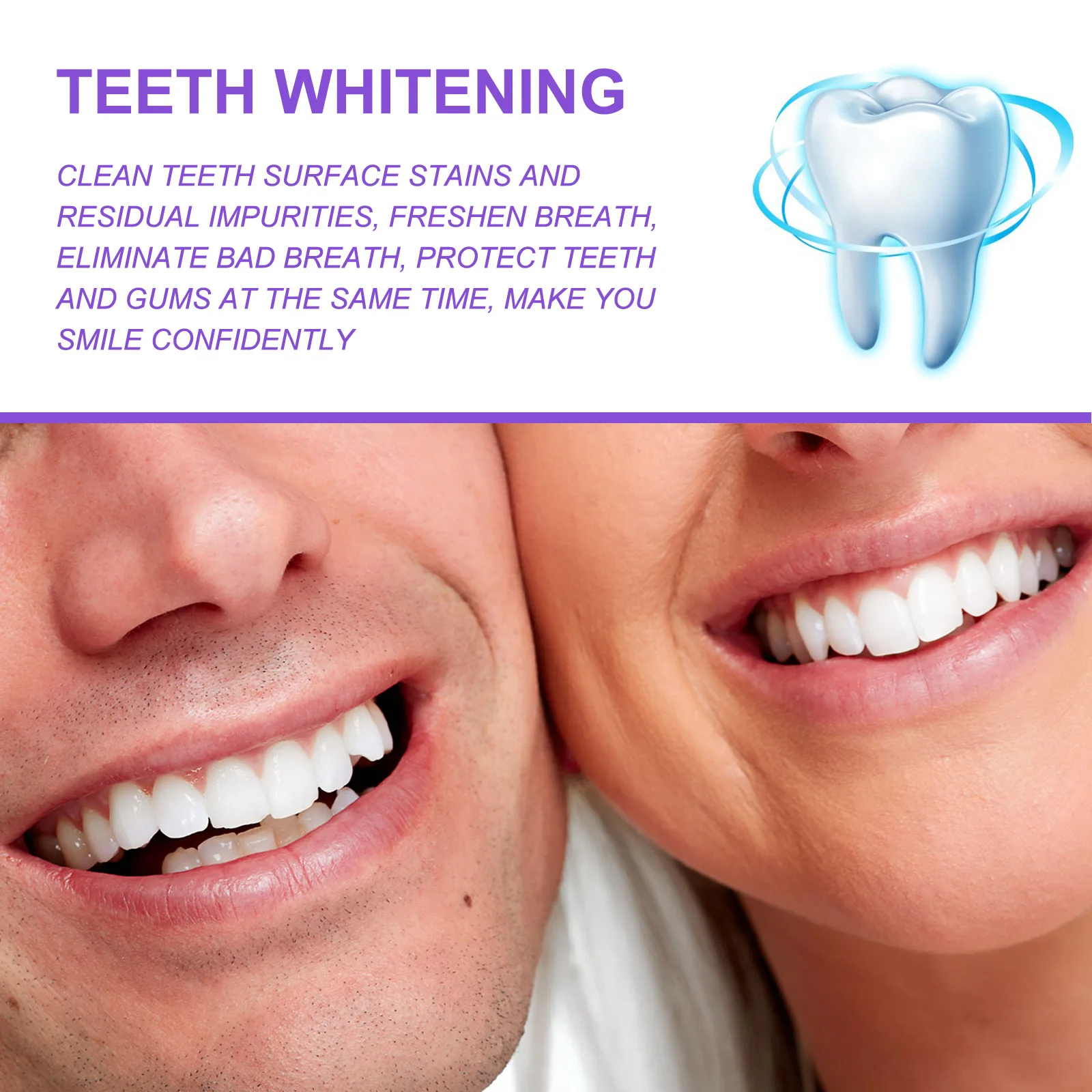 Private Label High Quality Oral Refreshing Natural Ingredients Effective Teeth Whitening Toothpaste