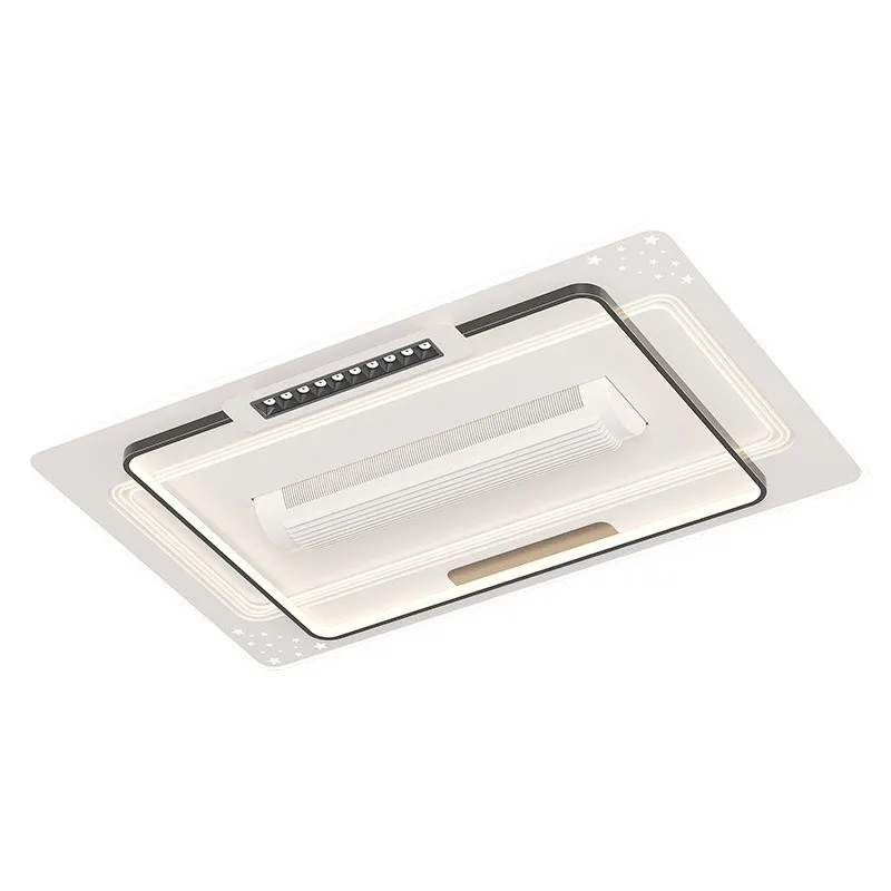 The fourth generation of large wind bladeless fan light modern simple living room bedroom quiet ceiling fan light