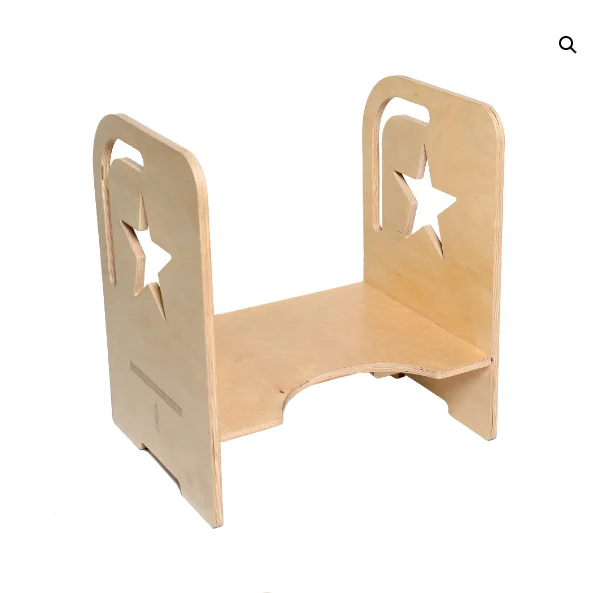 Modern Design Plywood Toddler Bathroom Step Stool Cheap Toilet Step Stool