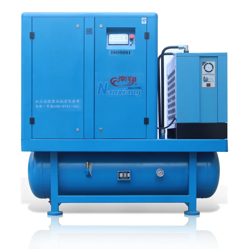 China Integrated Rotary Screw Compressor Industrial Air Compressor Price 380V AC Screw 8Bar Air Compressor Price