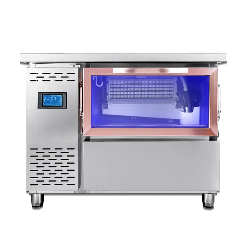 60KG/24H Counter ice maker Countertop Ice Machine Under Counter Top Ice Maker
