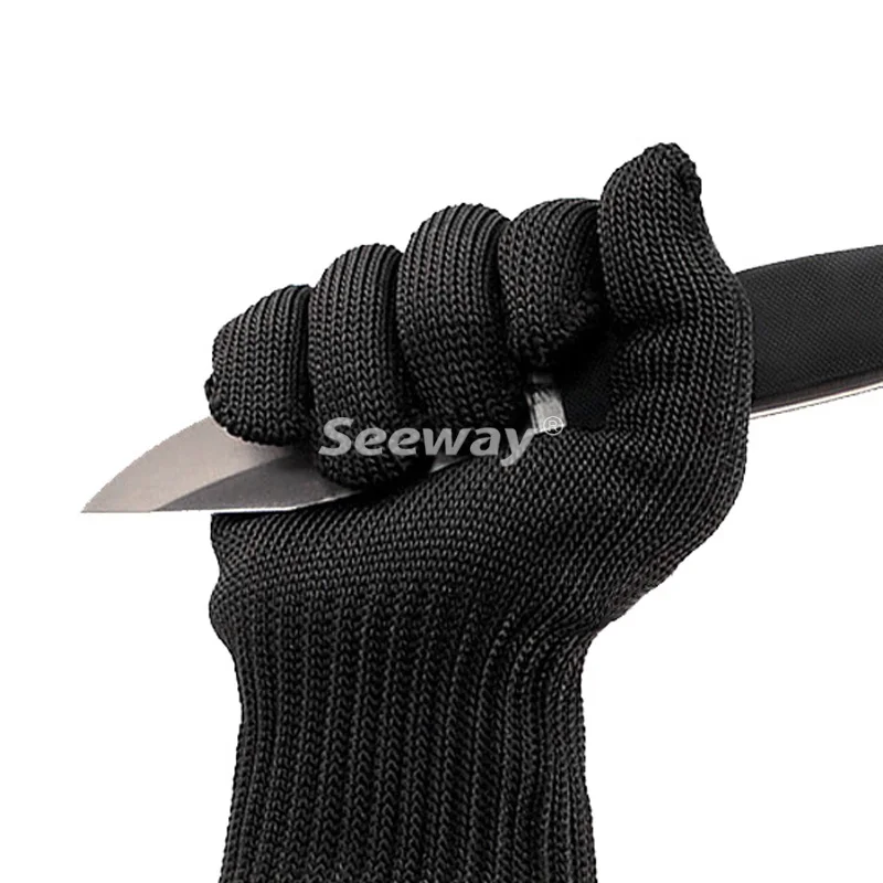 Seeway Food Grade Level 5 Premium Anti Cut Resistant Safety Gloves with Built-in Steel Wire Strength