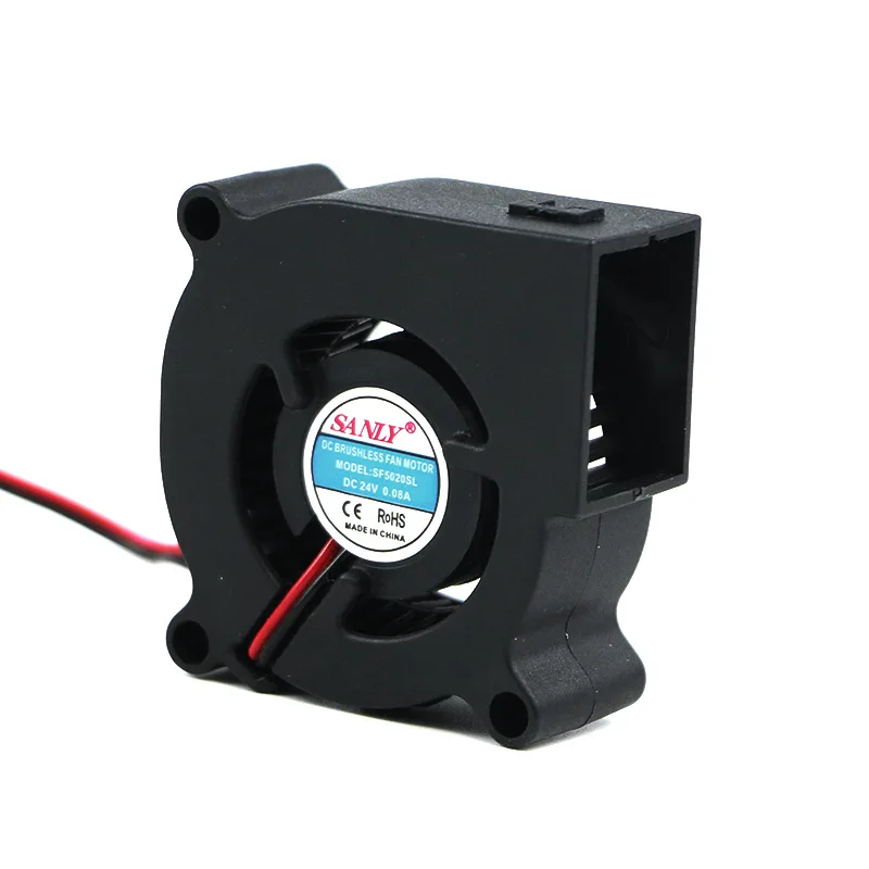 5020 12v Rated Voltage Cooling Fan 3000rpm Speed Ventilation Small Centrifugal Blower 50x50x20mm