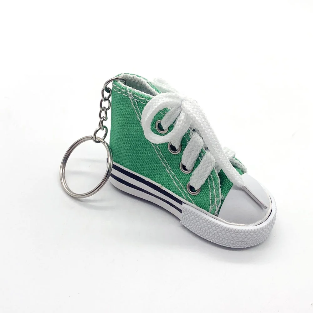 canvas shoes keychain keyring 3d sneaker shoe keychain