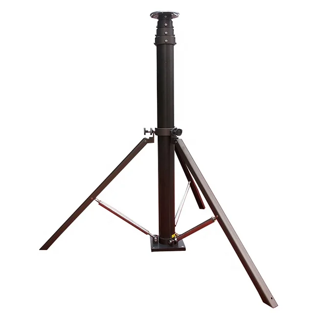 XD681 tripod pneumatic telescopic mast for CCTV camera