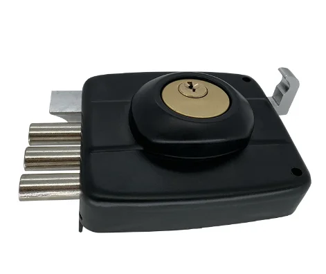 Wholesale Solid Copper Core Mechanical Lock P2300 - Triple Cylinder and Three-Bar Security Lock for Chile and Peru