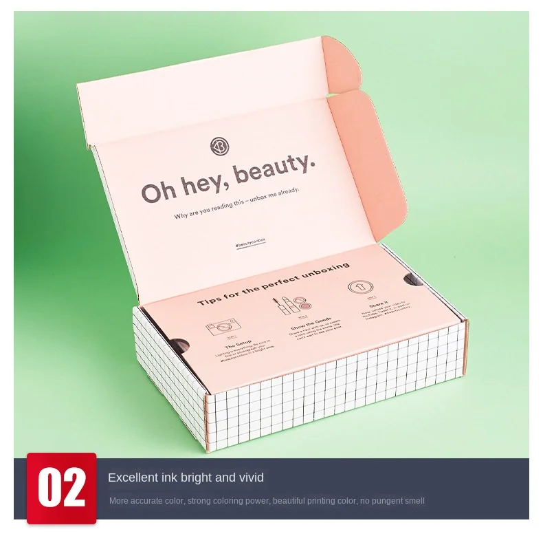 Corrugated paper box electronic product packaging box earphone router Caja de embalaje food packaging
