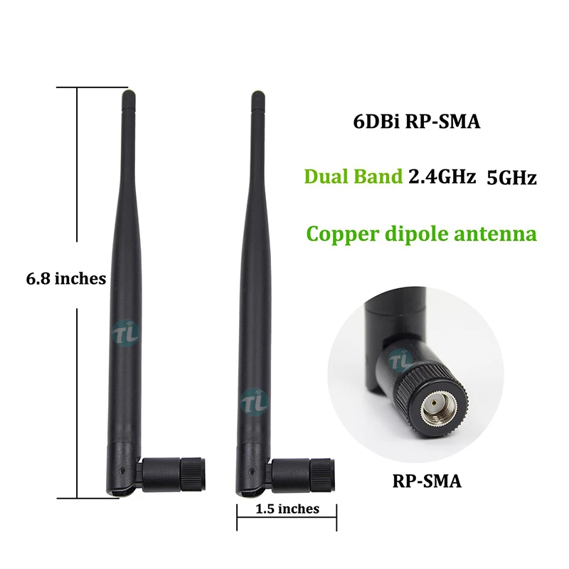 Long Range WIFI Antenna 2400-2500MHz 2.4GHz 3.5dbi wireless wifi antenna for communication radios
