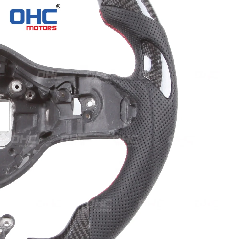 OHC Motors 100% REAL Carbon Fiber Steering Wheel for Mercedes Benz A C E S G Class CLS AMG W177 W205 S205 W213 W222