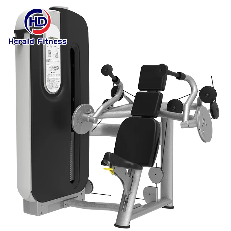 Advanced Type Muscle Trainer Pin Loaded Heavy Duty Iso-Lateral Arm Extension With Free Painting Color