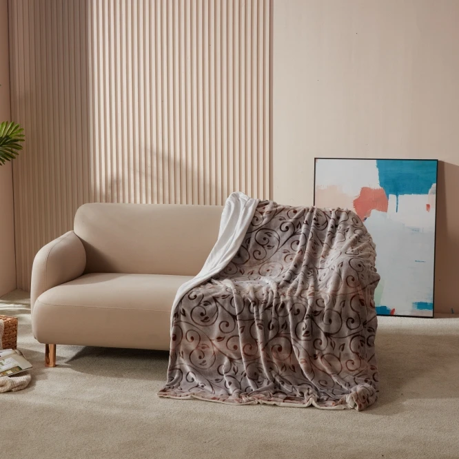 Индивидуальное Роскошное Одеяло, полиэфирный материал с сертификатом GRS, одеяло из кроличьего меха, вязаное теплое одеяло для кровати