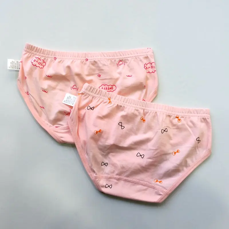 
Wholesale hot selling cheap printing children boxer briefs soft cotton lovely girls panties kids underwear 