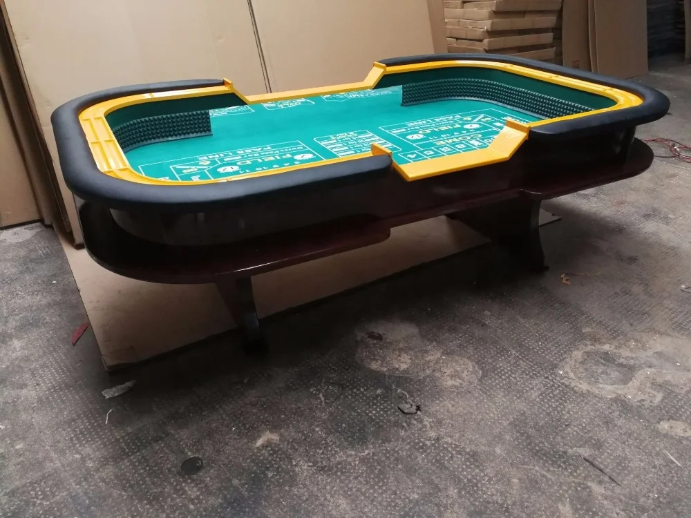 96 INCH Casino Portable Professional Craps Poker Table