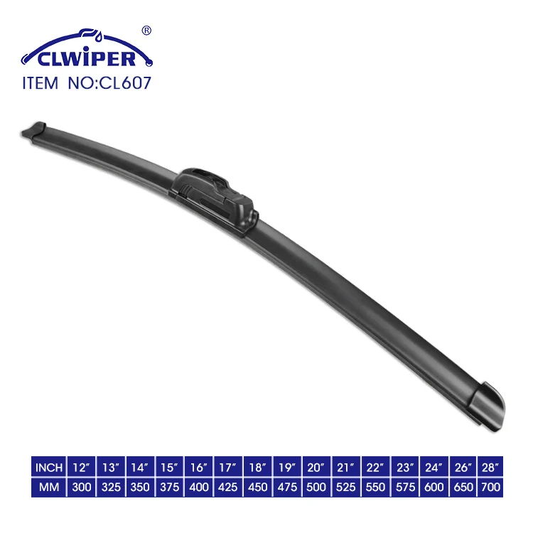 CLWIPER Accepted Customized Universal Soft Wiper Blade For 95% Universal Cars