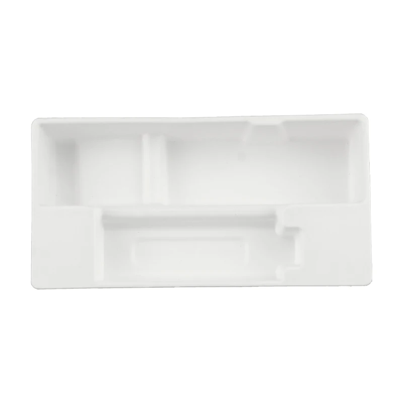 Eco Friendly Sugarcane Bagasse Paper Molded Fiber Pulp Insert Wine Shipper Mold Box Tray Packaging Molding Product