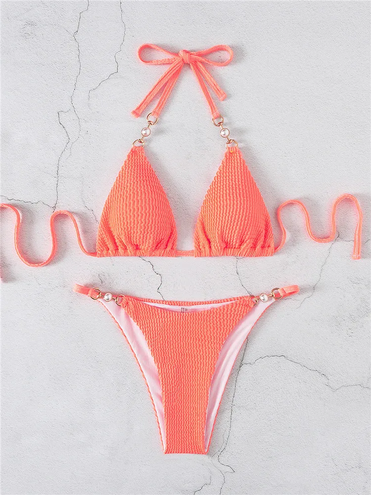 Cikini  2022 Bikini Women Transparent Swimwear Swimsuit  Two Piece Bikini