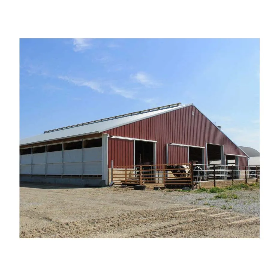 Prefab steel structure slaughter house equipment cattle for sale