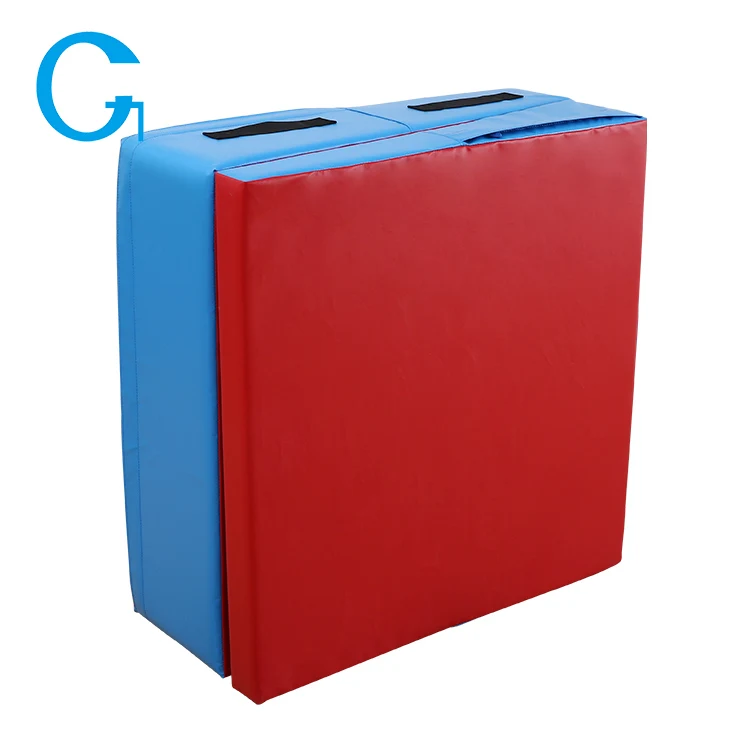 Gymnastics incline mat folding wedge mat for sale.