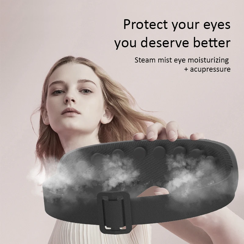 High frequency eyes care device vibration bluetooth ems eye massager steam massager eye mask