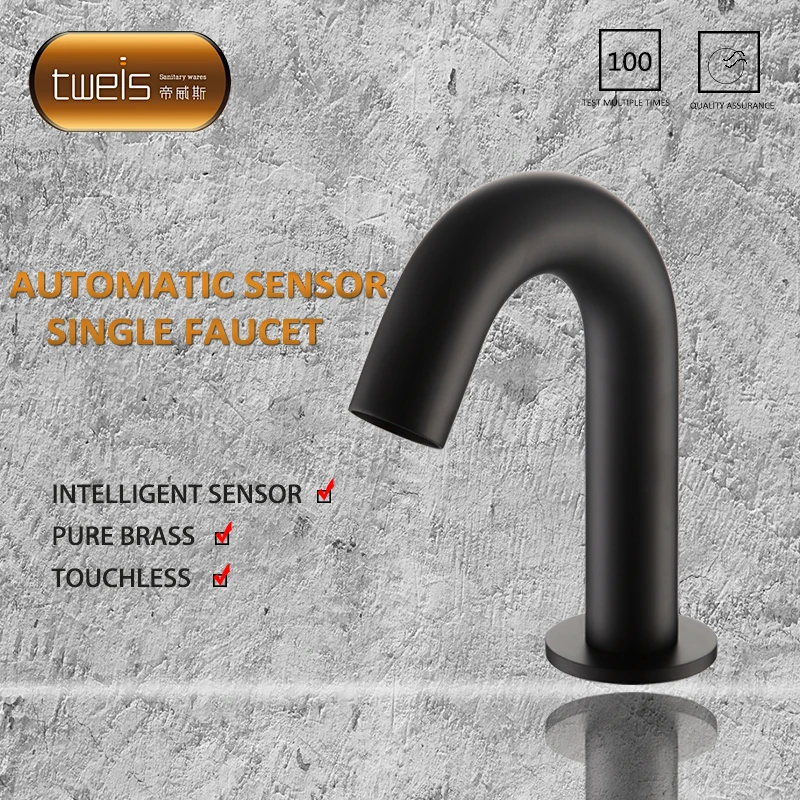 Matte Black China factory kitchen health sink brass temperature filter faucet for child