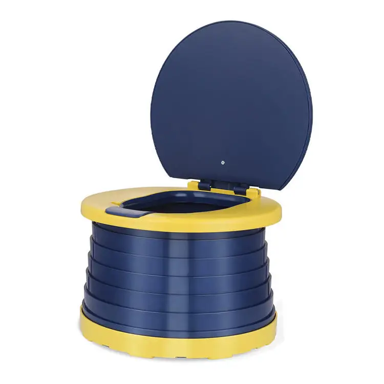 Kids Toilet Baby Potty Training Folding Toilet with Cover Sit Toilet Collapsible Travel Car Child Urine Basin Seat