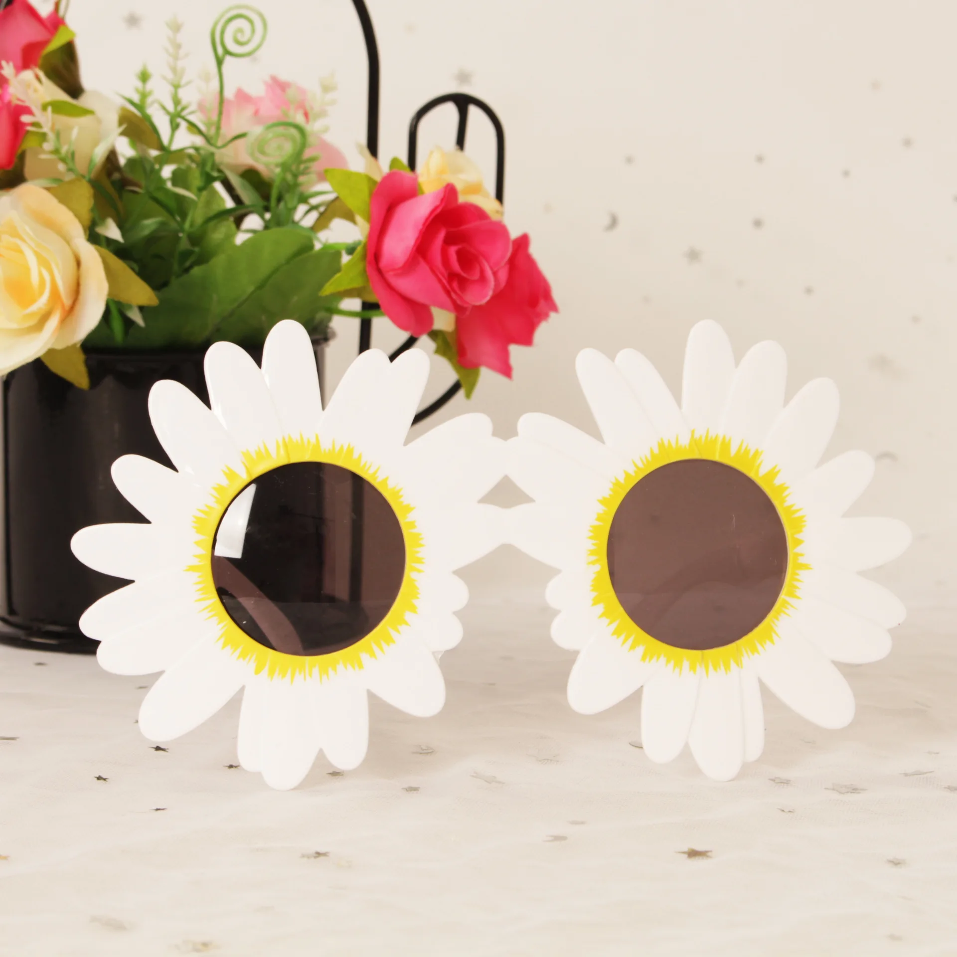 Wholesale Cake Topper Birthday Party Glasses Adult Children Cute Funny Photo Creative Alphabet Cake Decoration Plastic Glasses