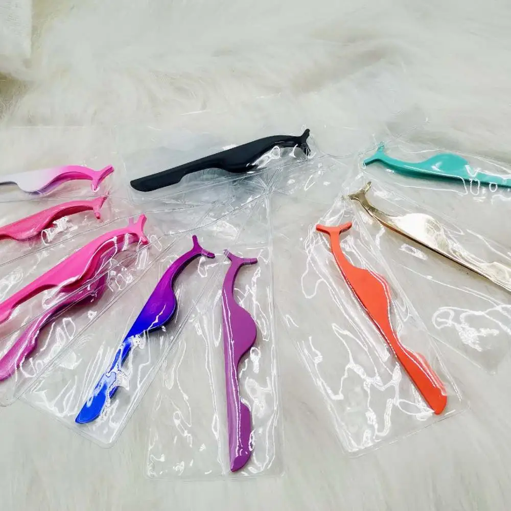 
QD Charme Beauty wholesale eyelash applicator fashion style eyelash tweezers private label Eyelash Curler 