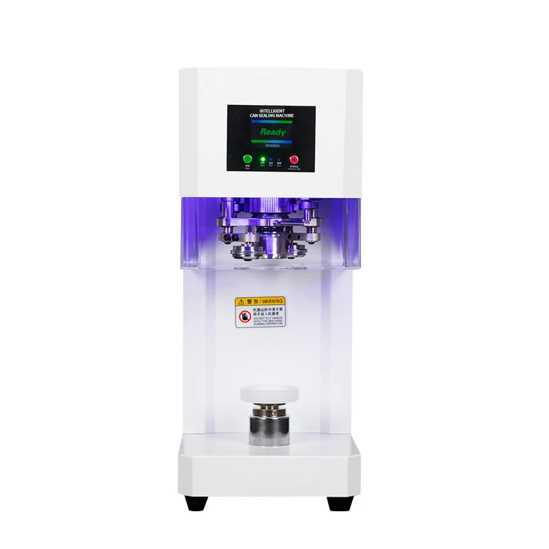 Automatic Pet Cup Sealing Machine Can Seamer Machine Beverage Soda Aluminum Egg Waffle Maker Plastic Plates Sealer 30pcs/min
