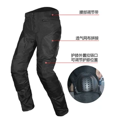 Riding Out Door Embroidered Motorcycle Biker Race Trousers All Size Protective Gear Moto Motorbike Motorcycle Pants