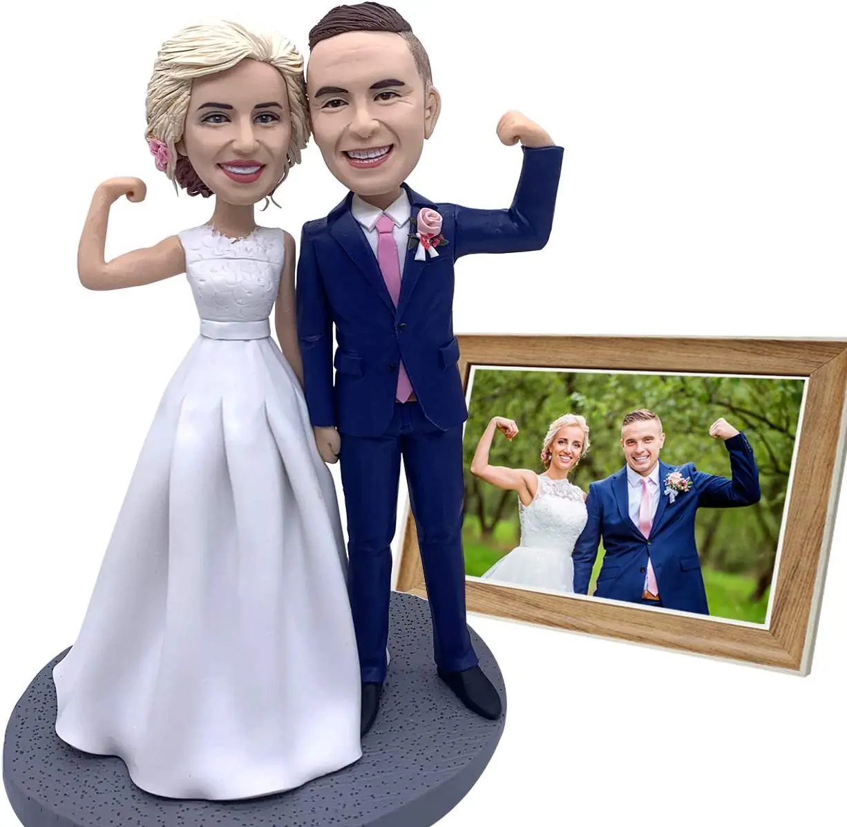 Custom Personalized Bobbleheads Figures For Wedding