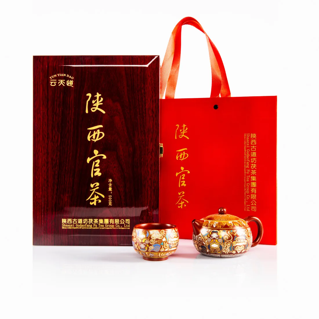 History hand made traditional fu tea organic premium chinese brick dark tea