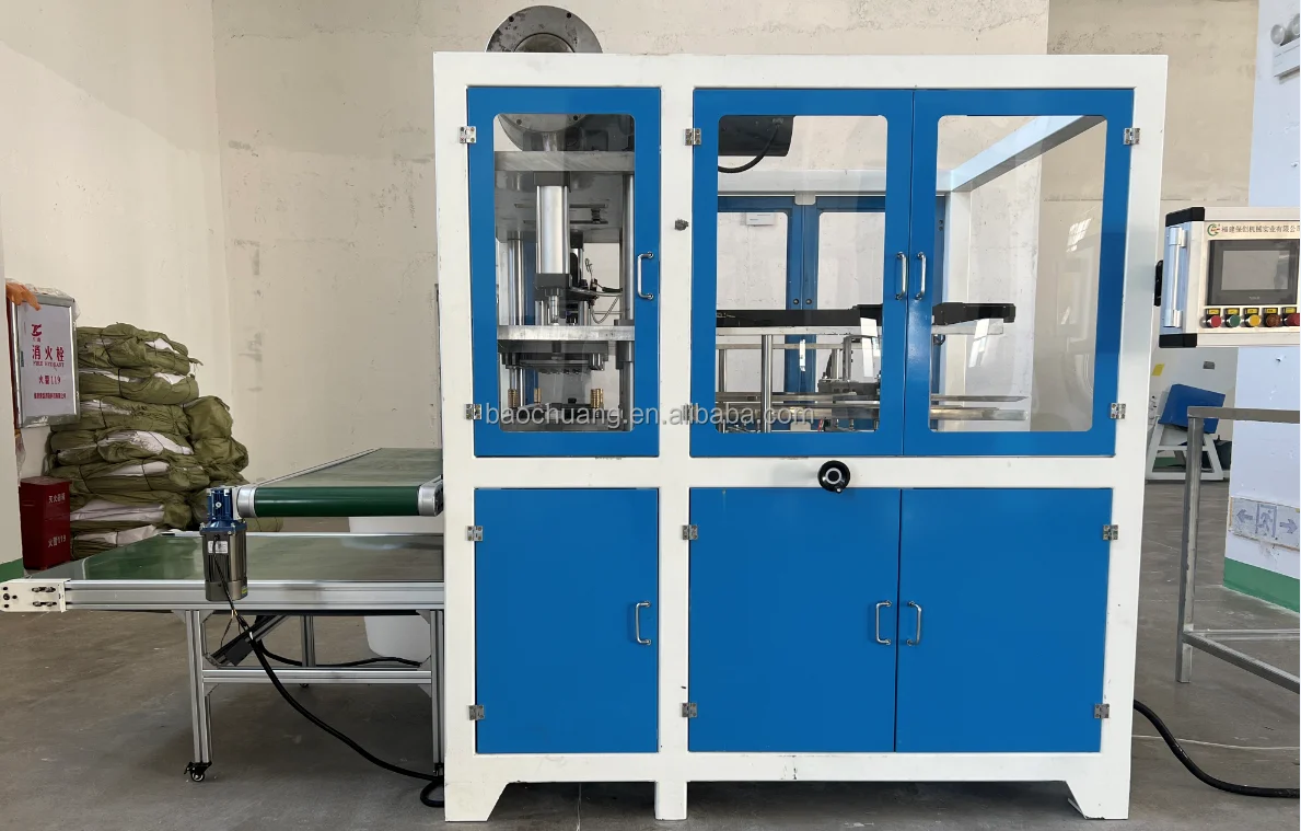 High Speed Vacuum Forming Machine For Making Disposable Plastic Take Away Food Box