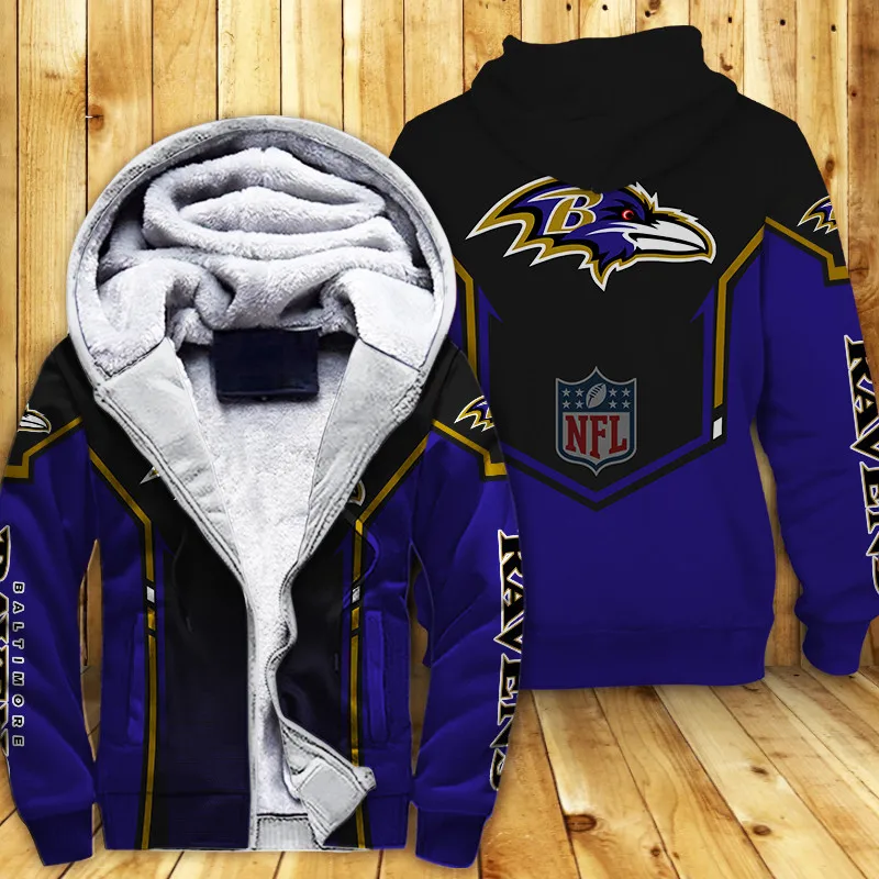 Factory sale Plush coat all 32 nfl football team man sports jerseysthick jacket man sports jacket winter nfl jacket