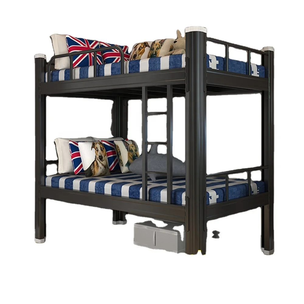 School Dormitory beds Metal kids Bunk Bed  Cheap Adult Bunk metal bed