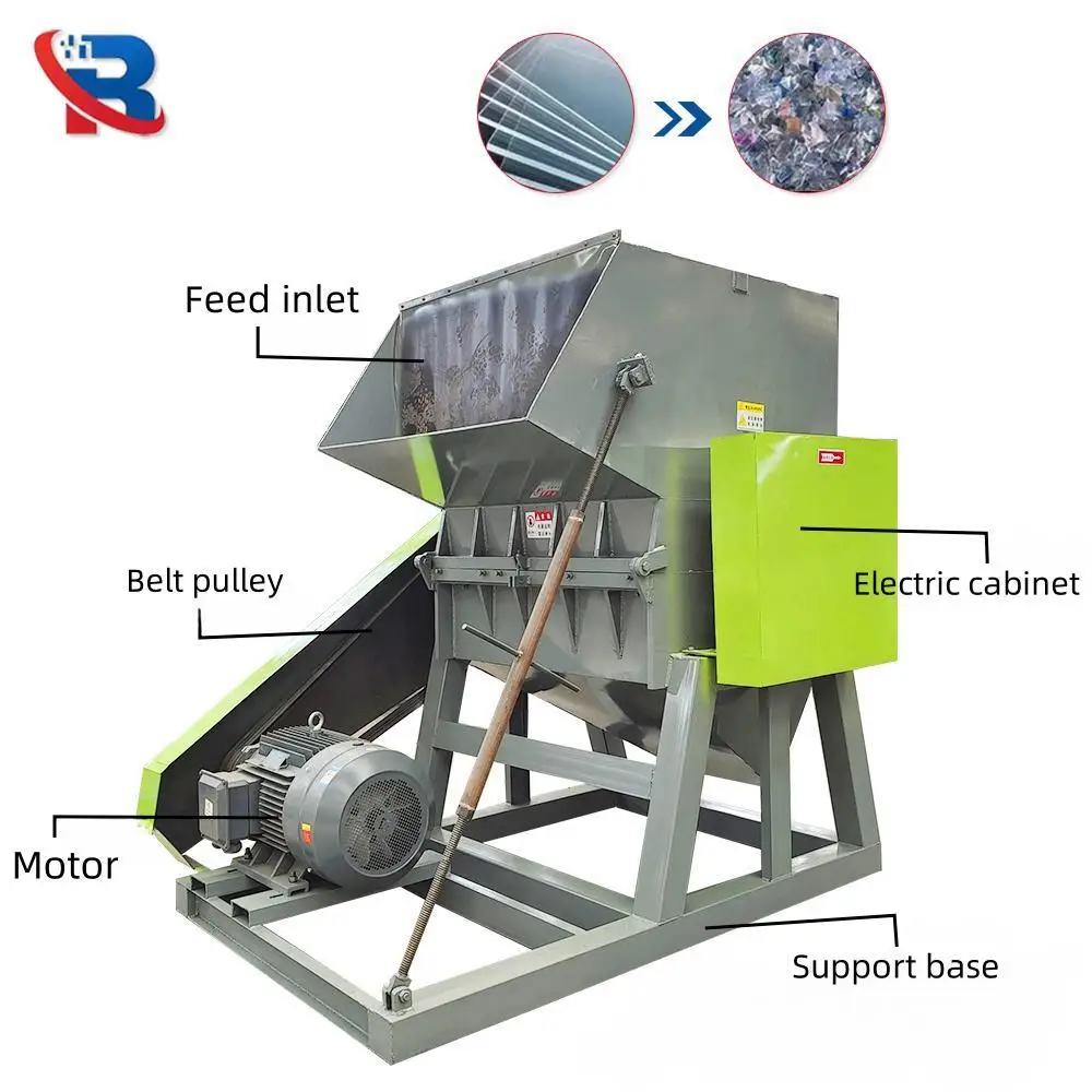 Plastic PE PP Film Recycling Machine Plastic Recycling Plant Pet Bottle Washing Line One Year Warranty