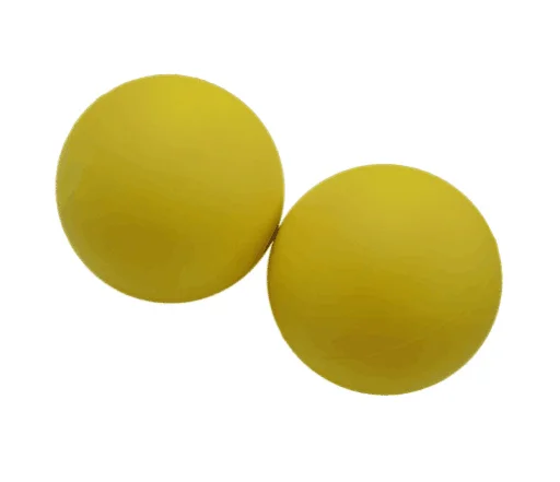 Custom Logo Racketball 55mm/60mm Rubber Balls Colorful Solid High Bounce Rubber Ball Racquetball Frescobol Squash Ball