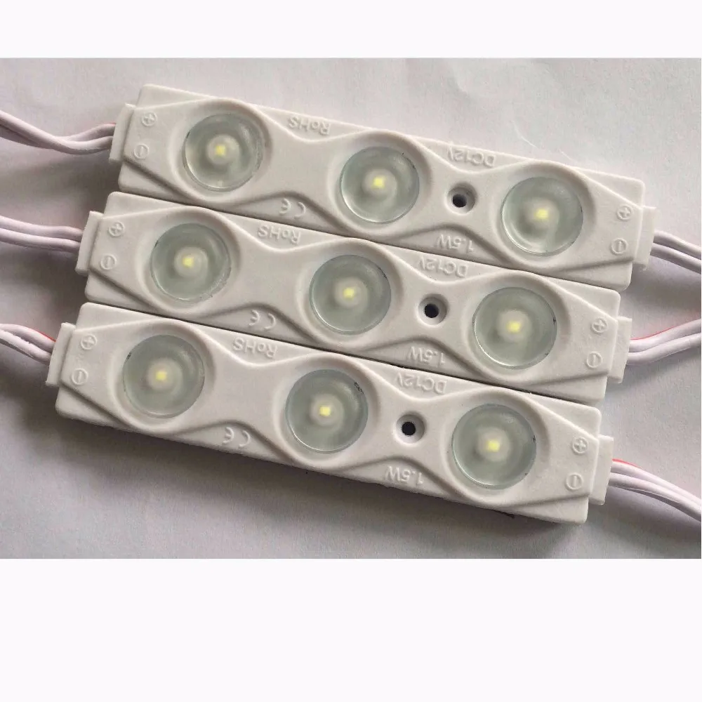 high power 12v  1.5w outdoor  sign module smd2835 5054 5730 light box injection led modules LED Dot Pixel Programmable Light