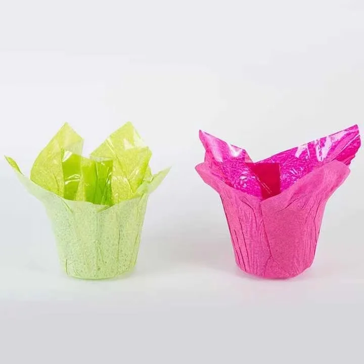 Customization Kraft Paper Flower Pot Cover High Quality Unique Style Indoor Paper Plant Flowers Pot Covers