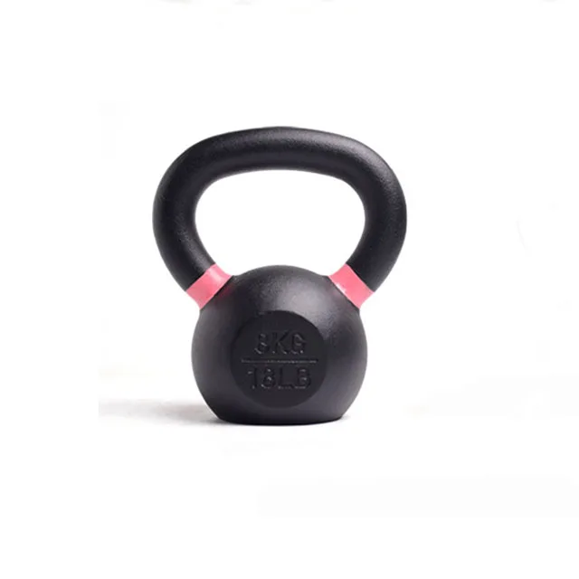 factory price powder coated iron kettlebell for gym or home using