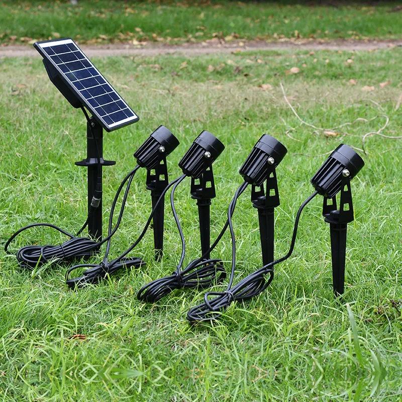 Drop shipping adjustable waterproof ip54 home hotel solar garden lamp landscape outdoor decorative led lawn light 1.7v
