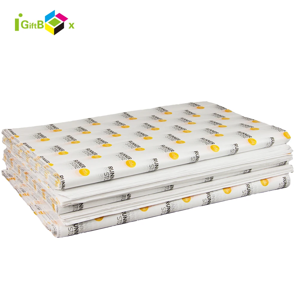 Fashionable Custom Printed Brand Logo Tissue Wrapping Paper for Products Packaging Clothes