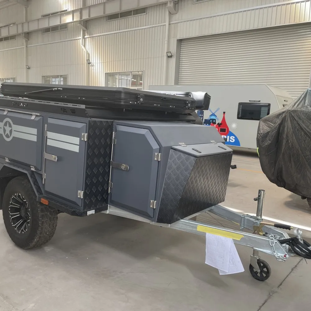 New Forward Folding Trailer Manufacturer Camper Trailer With Coil Suspension For Sale
