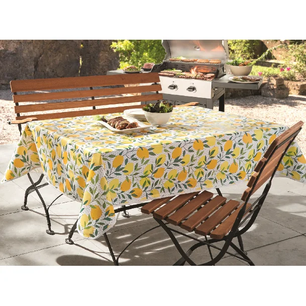 
Foshan Richfield New design pvc printed Flower Fruit vinyl tablecloth table cover, Plastic pvc table cloth, oilcloth 