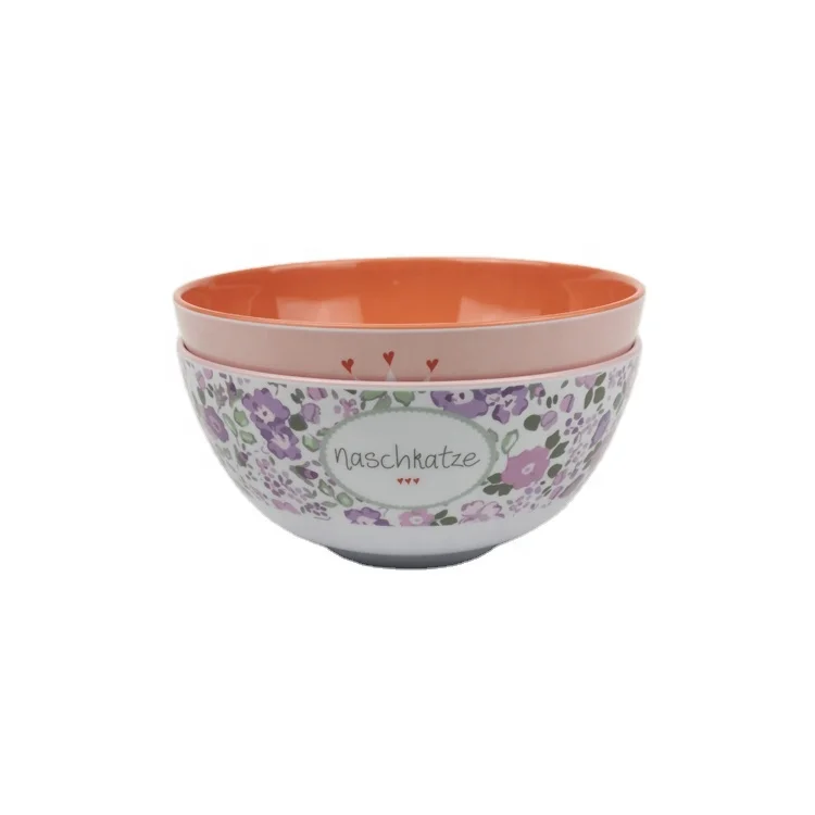 Уникальная посуда с индивидуальным принтом, набор из 4 меламиновых чашек