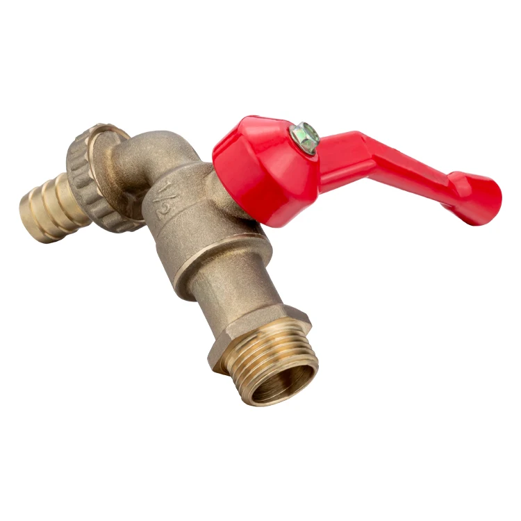 TMOK 1/2Inch Garden Tool Natural Brass Water Tap For HVAC System