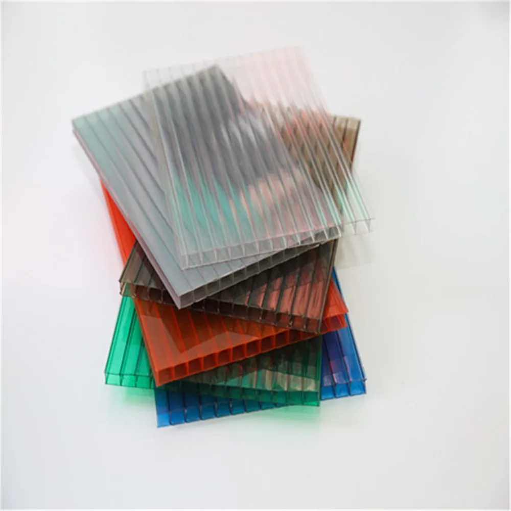 4mm 6mm 8mm 12mm 16mm UV sun polycarbonate hollow sheet price